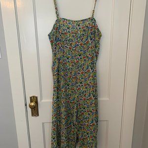 Anthropologie Floral Jumpsuit